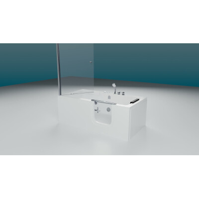 AcquaVapore S15D im Video: Einstieg, herausnehmbarer Sitz und Maße - Sitzbadewanne S15D im Video: Maße &amp; Varianten | Seniorbad.de