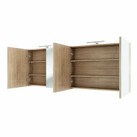 Spiegelschrank City 160cm braun