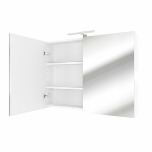 Spiegelschrank, Badspiegel, Badezimmer Spiegel City 100cm weiß