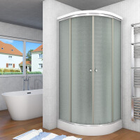 Dusche Komplettkabine D10-00M0 80x80 cm ohne 2K Scheiben Versiegelung