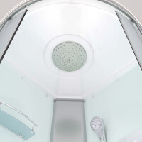 Duschkabine Fertigdusche Dusche Komplettkabine D10-00M0-EC 80x80cm MIT 2K Scheiben Versiegelung