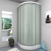 Duschkabine Fertigdusche Dusche Komplettkabine D10-00M1 80x80 cm