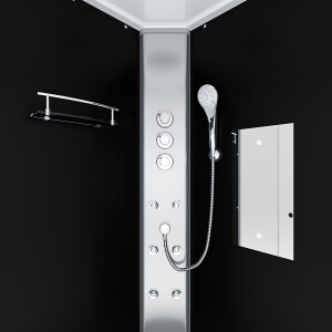 Dusche Komplettkabine D10-03T1-ALL 80x80 cm