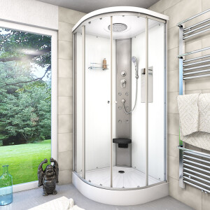 Shower enclosure prefabricated shower complete enclosure d10-10t0 90x90cm