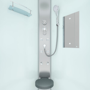 Shower enclosure prefabricated shower complete enclosure d10-10t0 90x90cm