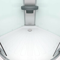 Dusche Komplettkabine D10-10T0 90x90 cm ohne 2K Scheiben Versiegelung