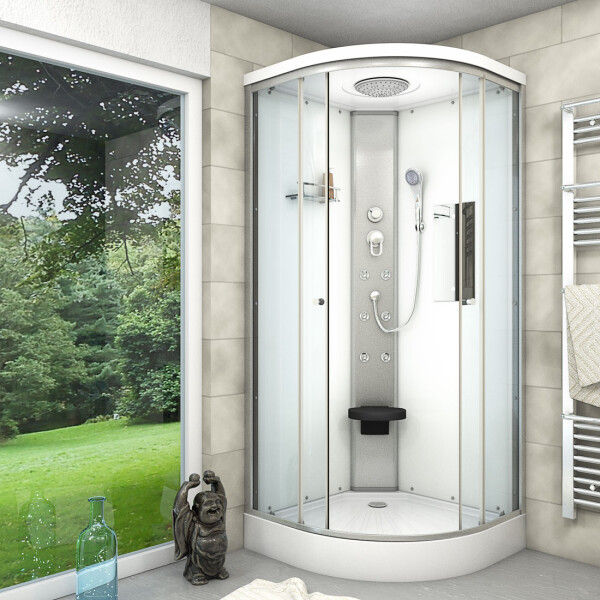 Shower Ready Shower d10-10t0-ec White 90x90