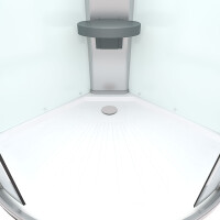 Dusche Komplettkabine D10-10M0-EC 90x90 cm mit 2K Scheiben Versiegelung