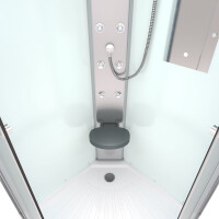 Dusche Komplettkabine D10-10M1 90x90 cm ohne 2K Scheiben Versiegelung