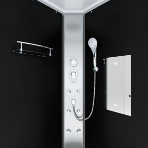 Dusche Komplettkabine D10-23T0 100x100 cm ohne 2K Scheiben Versiegelung