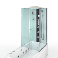 Whirlpool Dusche Kombination K05-L02-WP 180x90 cm ohne 2K Scheiben Versiegelung