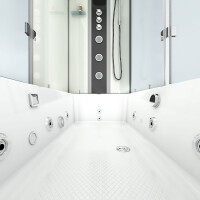 Whirlpool Dusche Kombination K05-L02-WP 180x90 cm ohne 2K Scheiben Versiegelung