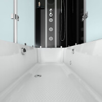 Dusche Wanne Kombination K05-R30 90x180 cm ohne 2K Scheiben Versiegelung