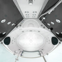 Steam shower whirlpool shower enclosure k60-sw-eh-ec-sc