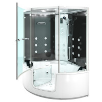 Steam shower whirlpool shower enclosure k60-sw-eh-ec-sc