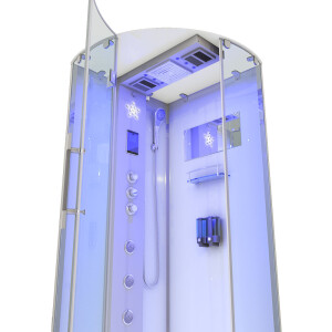 AcquaVapore d37-10l3 Shower Steam shower Shower cubicle -Th. 90x90 without 2k pane sealing