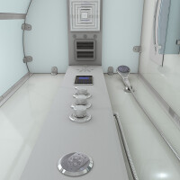 AcquaVapore D37-10R3-ALL Dusche Dampfdusche Duschtempel Duschkabine -Th. 90x90