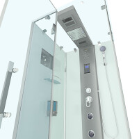 Steam shower shower enclosure d38-00l2 White 80x80