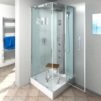 Duschkabine Dusche D38-10R1 90x90 cm ohne 2K Scheiben Versiegelung