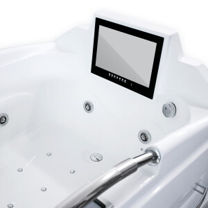 Whirlpool Vollausstattung Pool Badewanne Wanne mit TV T18L 188x120cm