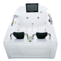 Whirlpool Vollausstattung Pool Badewanne Wanne mit TV T18L 188x120cm