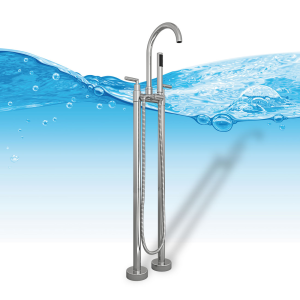 Armatur freistehende Wanne Badewanne Wannenmischbatterie Standarmatur AF03