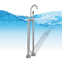 Armatur freistehende Wanne Badewanne Wannenmischbatterie Standarmatur AF03