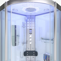 Shower enclosure shower d46-20t1-ec complete shower ready shower 100x100 cm