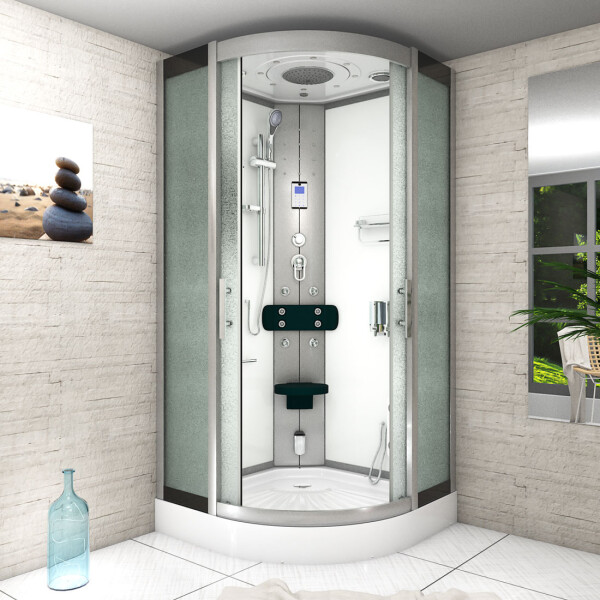 Steam shower shower temple sauna shower shower enclosure d46-20m2 100x100 cm