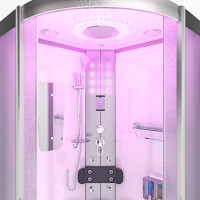 Steam shower Shower d46-20m2-ec White 100x100