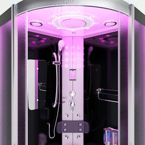 Steam shower shower temple sauna shower shower enclosure d46-23m2 100x100 cm