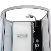 Kombination Whirlpool Dusche K50-R00-WP Wanne 100x170 cm ohne 2K Scheiben Versiegelung