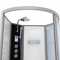 Kombination Badewanne Dusche K50-L03-EC 170x100 cm mit 2K Scheiben Versiegelung