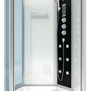 Kombination Badewanne Dusche K50-R03 100x170 cm ohne 2K Scheiben Versiegelung