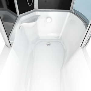 Kombination Badewanne Dusche K50-L30-EC 170x100 cm mit 2K Scheiben Versiegelung