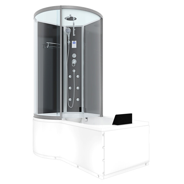 Kombination Badewanne Dusche K50-R31-ALL 100x170 cm