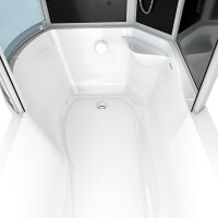 Kombination Badewanne Dusche K50-R32-EC 100x170 cm mit 2K Scheiben Versiegelung