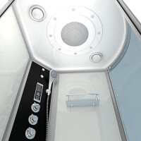 Kombination Whirlpool Dusche K55-L03-WP Wanne 170x100 cm ohne 2K Scheiben Versiegelung
