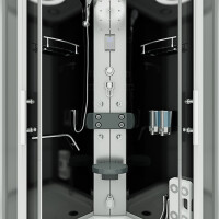 Prefabricated shower Shower d58-03t0-ec Black 80x80