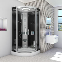 Steam shower shower enclosure d58-03t2 sw 80x80
