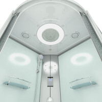 Komplettdusche Dusche D58-10M0 90x90 cm ohne 2K Scheiben Versiegelung