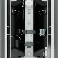 Komplettdusche Dusche D58-13M0 90x90 cm ohne 2K Scheiben Versiegelung