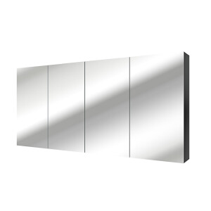 Spiegelschrank Badspiegel Badezimmer Spiegel City 160cm Esche schwarz