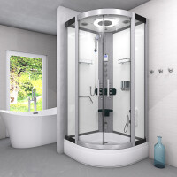 Shower enclosure shower d58-60t1 complete shower ready shower 100x100 cm