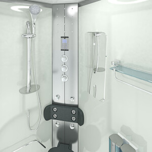 Shower Steam ShowerD60-70T3R White 80x120