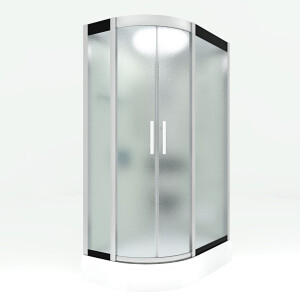 Dusche Duschkabine D60-70M0L 120x80 cm ohne 2K Scheiben Versiegelung