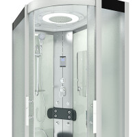 Dampfdusche Sauna Dusche Duschkabine D60-70M2R 80x120cm OHNE 2K Scheiben Versiegelung