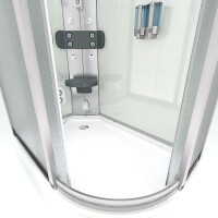 Shower shower enclosure d60-70m2r-ec shower temple sauna 80x120 cm
