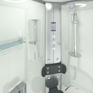 Shower Steam ShowerD60-70M3L-EC White 120x80