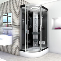 Dusche Duschkabine D60-73T0L 120x80 cm ohne 2K Scheiben Versiegelung